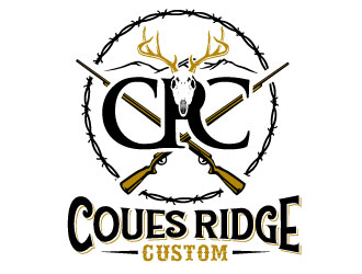 COUES RIDGE CUSTOM logo design by REDCROW