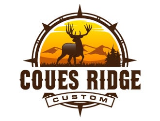 COUES RIDGE CUSTOM logo design by daywalker
