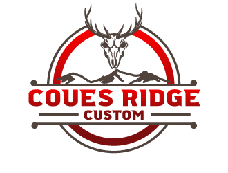 COUES RIDGE CUSTOM logo design by lbdesigns
