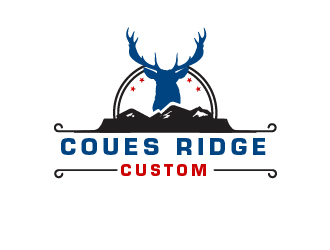 COUES RIDGE CUSTOM logo design by lbdesigns
