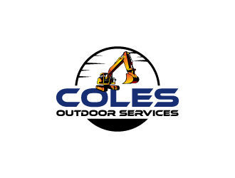 Coles Outdoor Services logo design by Creativeminds