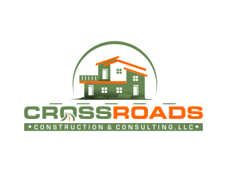 Crossroads Construction and Consulting LLC logo design by pakderisher