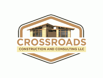 Crossroads Construction and Consulting LLC logo design by Bananalicious