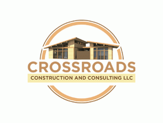 Crossroads Construction and Consulting LLC logo design by Bananalicious