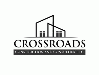 Crossroads Construction and Consulting LLC logo design by Bananalicious