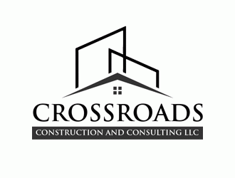 Crossroads Construction and Consulting LLC logo design by Bananalicious