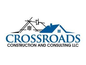 Crossroads Construction and Consulting LLC logo design by LogOExperT