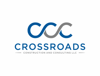 Crossroads Construction and Consulting LLC logo design by ozenkgraphic
