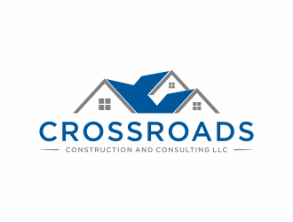 Crossroads Construction and Consulting LLC logo design by ozenkgraphic