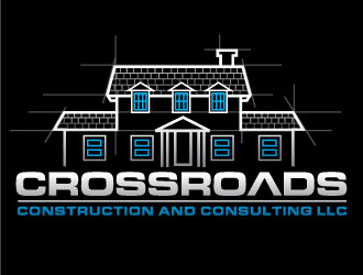 Crossroads Construction and Consulting LLC logo design by REDCROW