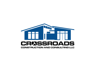 Crossroads Construction and Consulting LLC logo design by sodimejo
