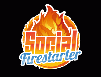 Social Firestarter logo design by Bananalicious