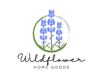 Wildflower Home Goods logo design by jonggol