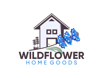 Wildflower Home Goods logo design by ramapea