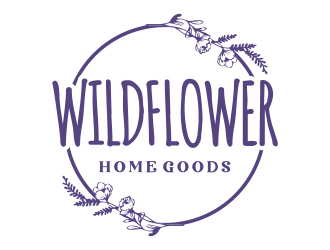 Wildflower Home Goods logo design by cikiyunn