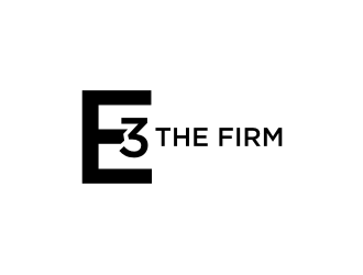 E3 The Firm logo design by vostre