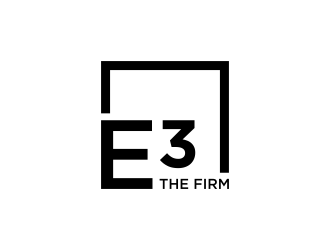 E3 The Firm logo design by GassPoll
