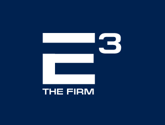 E3 The Firm logo design by uttam