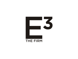 E3 The Firm logo design by blessings