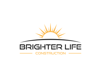 Brighter Life Construction  logo design by pel4ngi