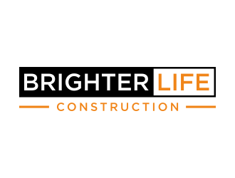 Brighter Life Construction  logo design by p0peye
