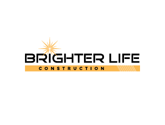 Brighter Life Construction  logo design by graphica