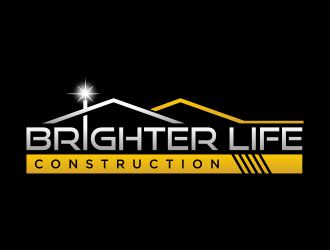 Brighter Life Construction  logo design by hidro