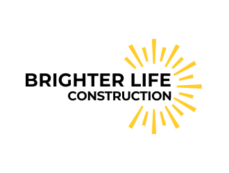 Brighter Life Construction  logo design by cikiyunn