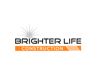 Brighter Life Construction  logo design by mbamboex