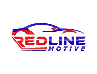 Redline Motive logo design by Mirza