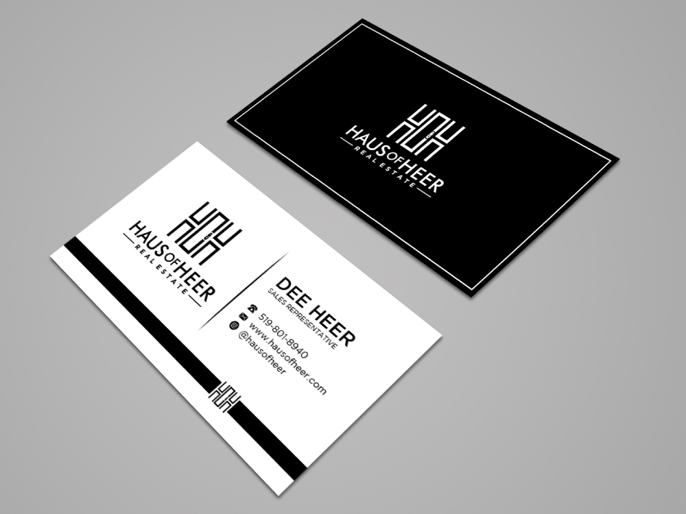 Haus of Heer also known as HOH (short form) logo design by labo