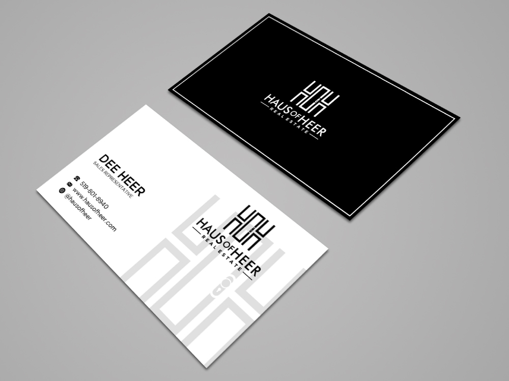 Haus of Heer also known as HOH (short form) logo design by labo