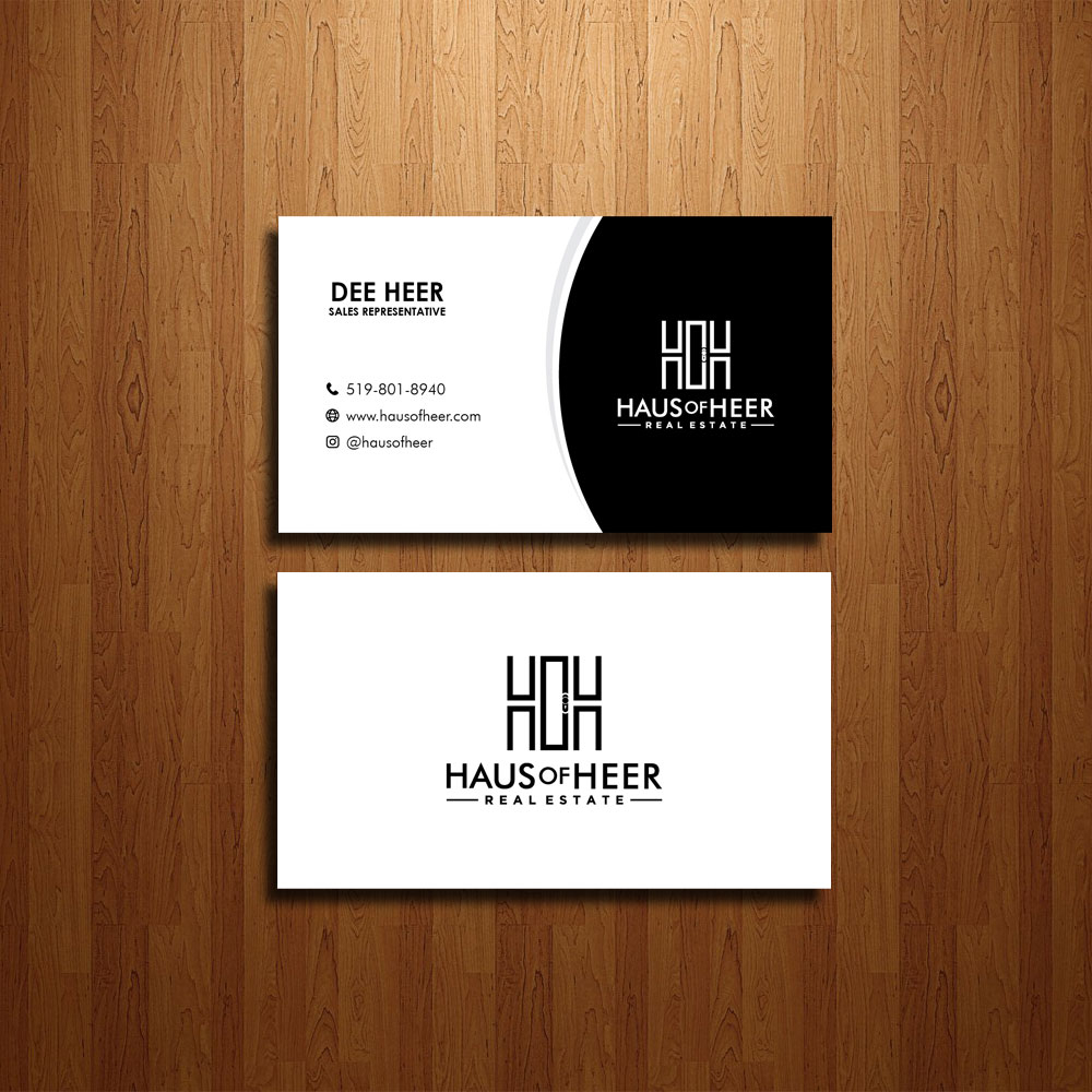 Haus of Heer also known as HOH (short form) logo design by uttam