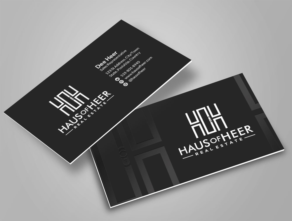 Haus of Heer also known as HOH (short form) logo design by Niqnish