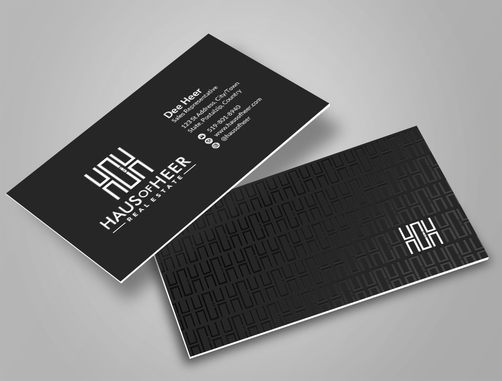 Haus of Heer also known as HOH (short form) logo design by Niqnish