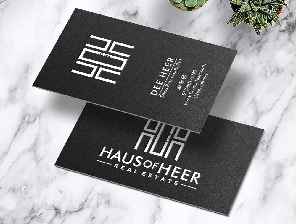 Haus of Heer also known as HOH (short form) logo design by Niqnish