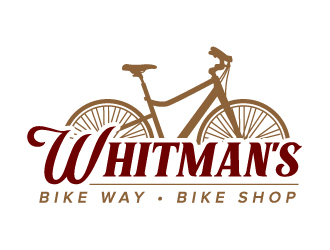 Whitmans Bike Way Bike Shop logo design by jaize