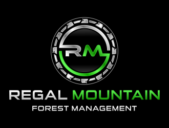 Regal Mountain Forest Management logo design by Gopil