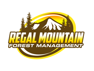 Regal Mountain Forest Management logo design by kunejo