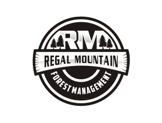 Regal Mountain Forest Management logo design by Artomoro