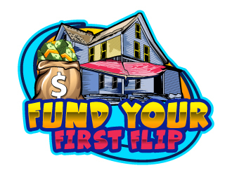 FUND YOUR FIRST FLIP logo design by uttam