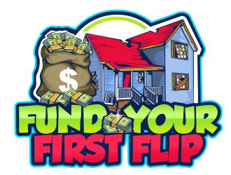 FUND YOUR FIRST FLIP logo design by veron