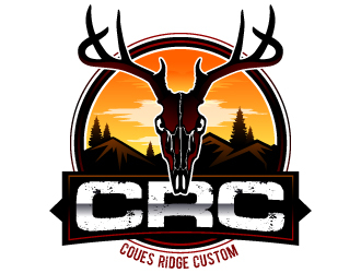 COUES RIDGE CUSTOM logo design by LucidSketch