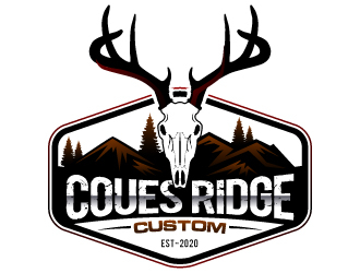 COUES RIDGE CUSTOM logo design by LucidSketch