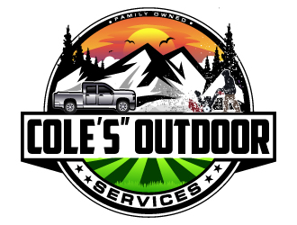 Coles Outdoor Services logo design by LucidSketch
