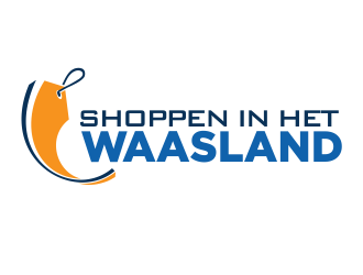 Shoppen in het Waasland logo design by M J