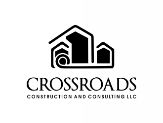 Crossroads Construction and Consulting LLC logo design by JessicaLopes