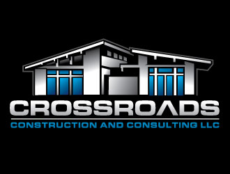 Crossroads Construction and Consulting LLC logo design by REDCROW