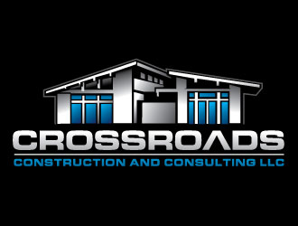 Crossroads Construction and Consulting LLC logo design by REDCROW