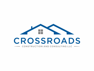 Crossroads Construction and Consulting LLC logo design by ozenkgraphic